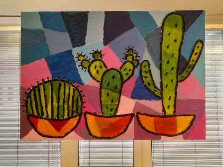 Motiv s kaktusima Maje Šutalo